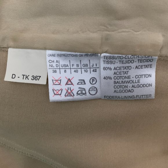 MAX & Co. Tan Blazer Suit Jacket (Part of Matching Set/US size 8) - Picture 4 of 4